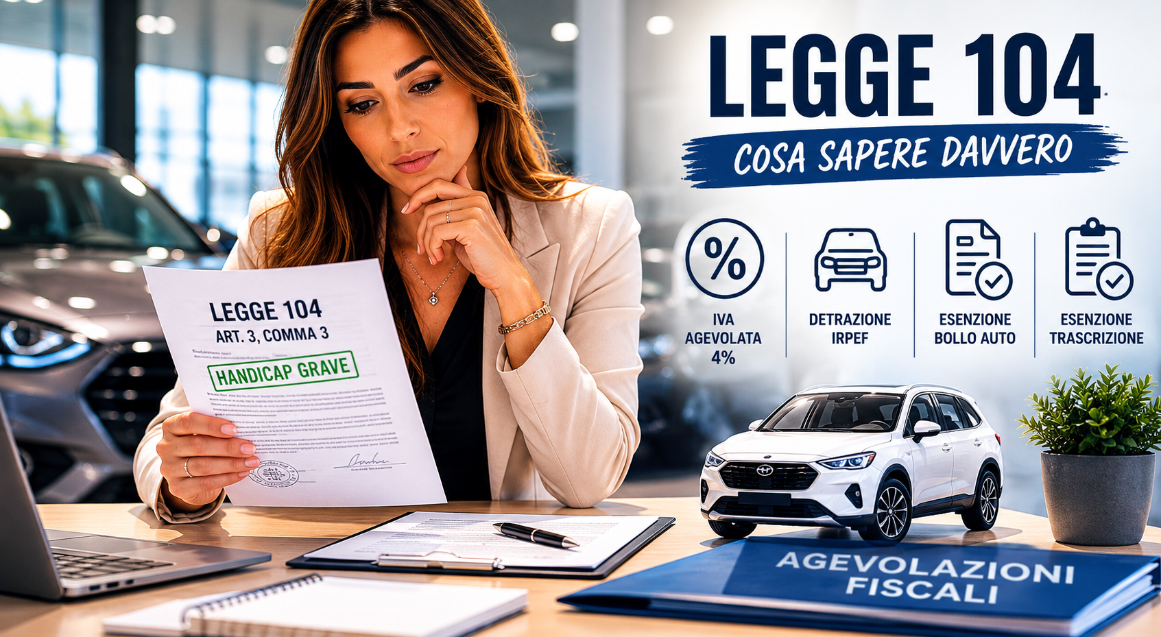 Agevolazioni acquisto auto Legge 104